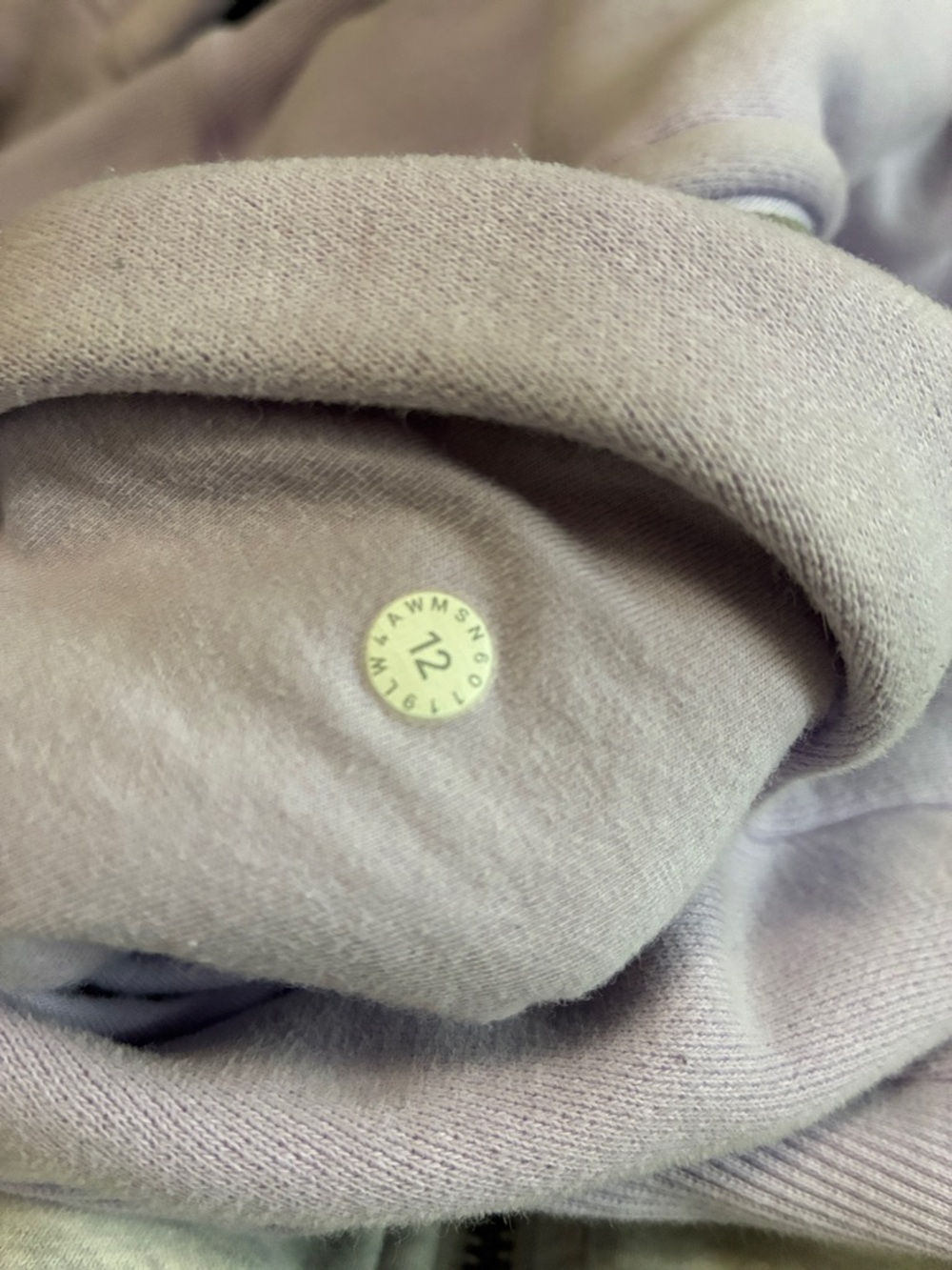 lululemon athletica Light Lavender scuba Hoodie fleece Sweatshirt - Picture 4 of 6